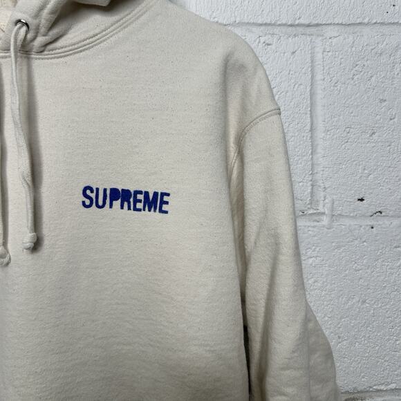 Supreme Restless Youth Hooded Sweatshirt “Natural” SS20 - Picture 3 of 11